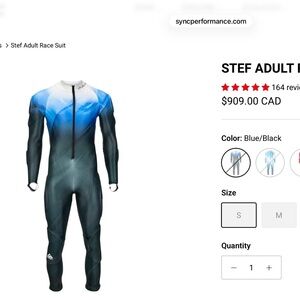 Sync Performance Stef Adult Race Suit - Alpine Skiing